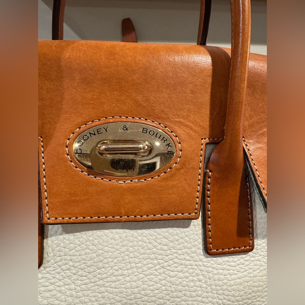 Dooney & Bourke Elisa Pebble Leather Satchel - Picture 4 of 8